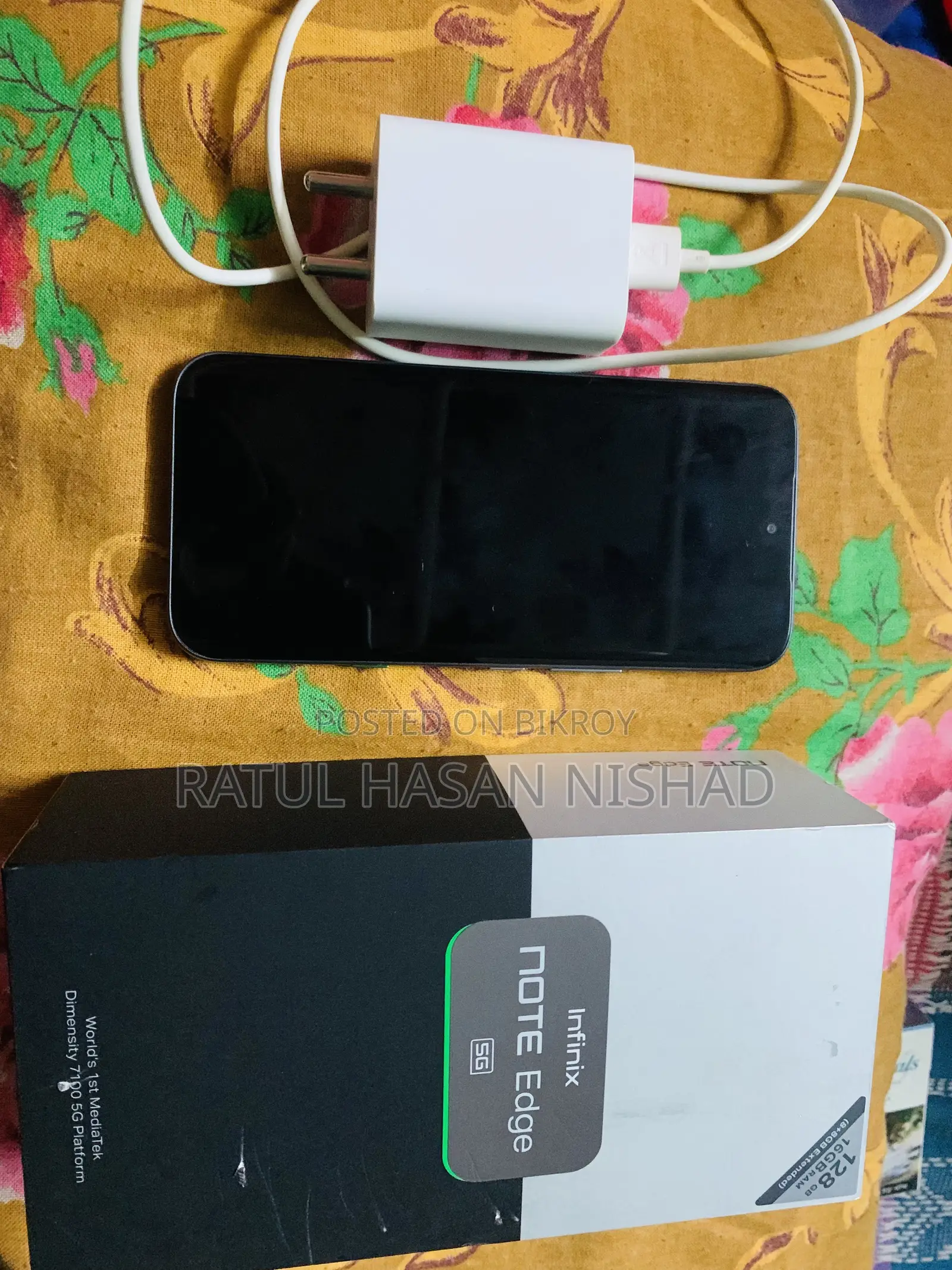 নিউ ইনফিনিক্স নোট এজ ১২৮ জিবি ব্ল্যাক
