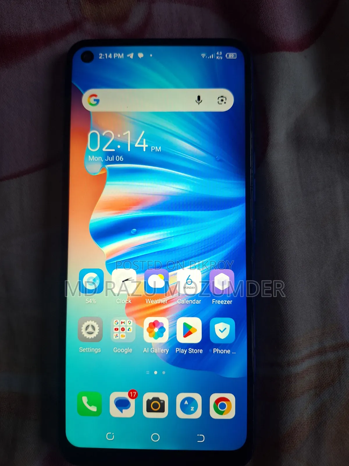 Tecno Spark 6.0 64 GB Blue