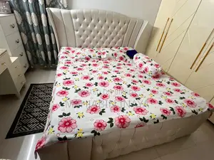 Mahogany Wood King Size Bed