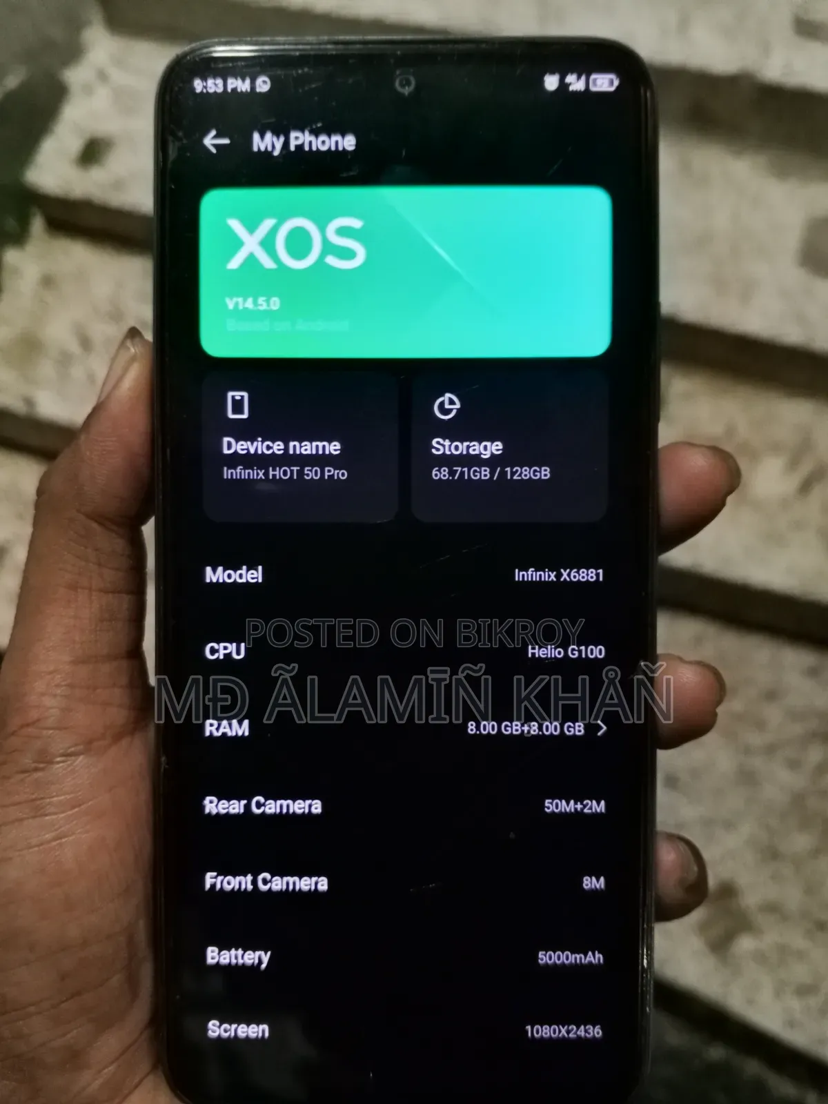 Infinix Note 50 Pro 256 GB Black