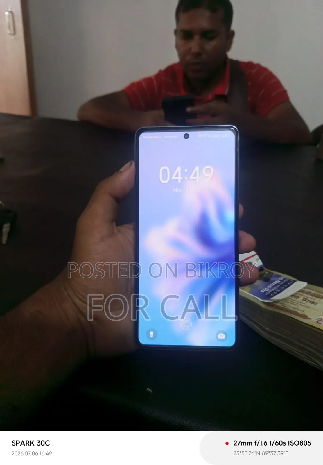 New Tecno Camon 20 256 GB Silver