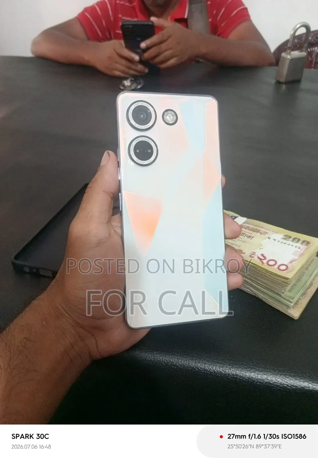 New Tecno Camon 20 256 GB Silver