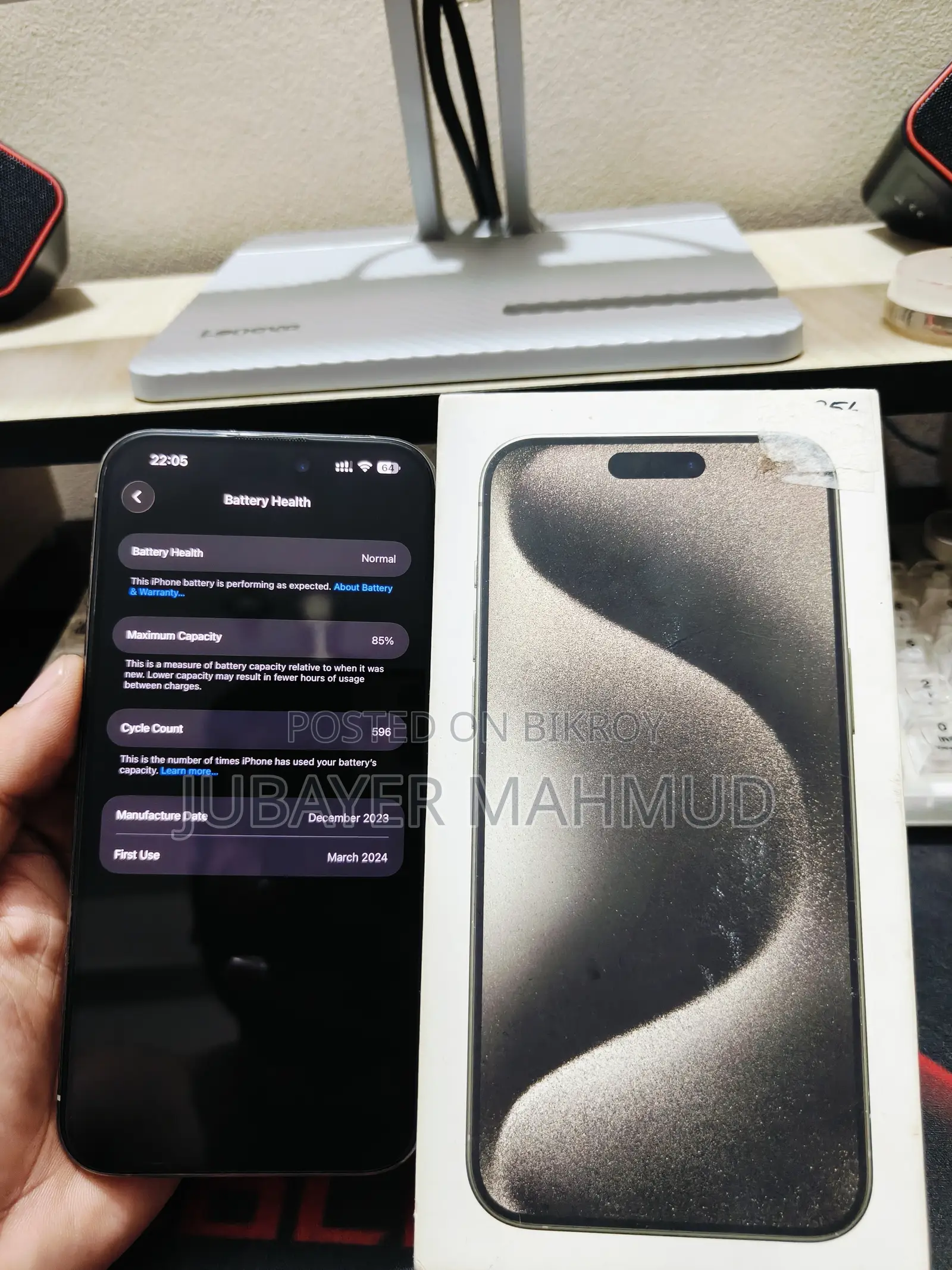 Apple iPhone 15 Pro Max 256 GB Gray