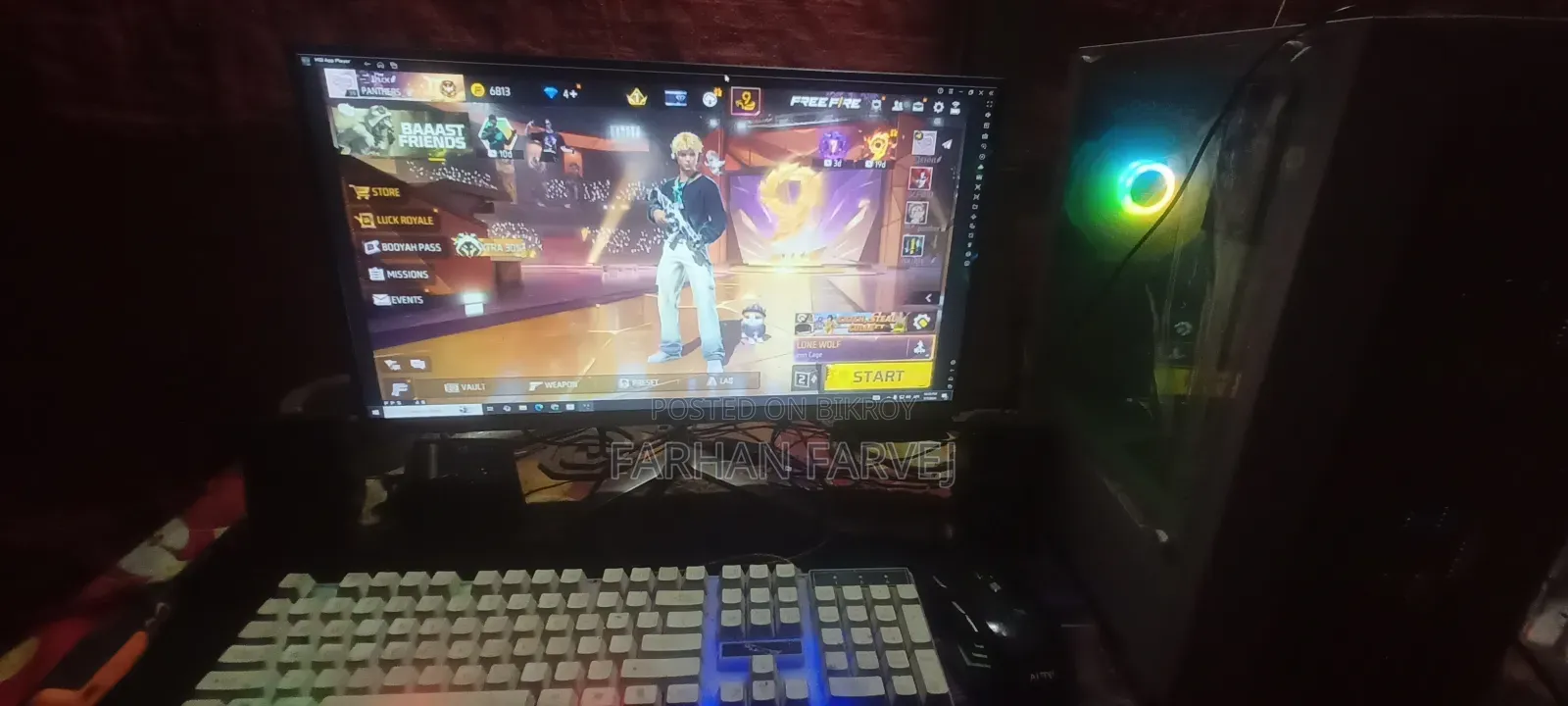 Desktop Computer 16GB AMD Ryzen 5 SSD 256GB