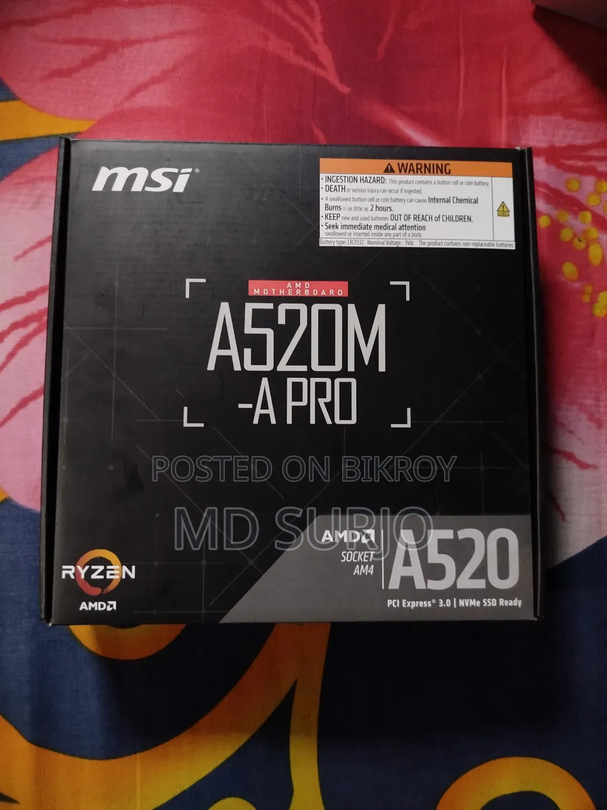 Desktop Computer 12GB AMD Ryzen 5 SSD 128GB