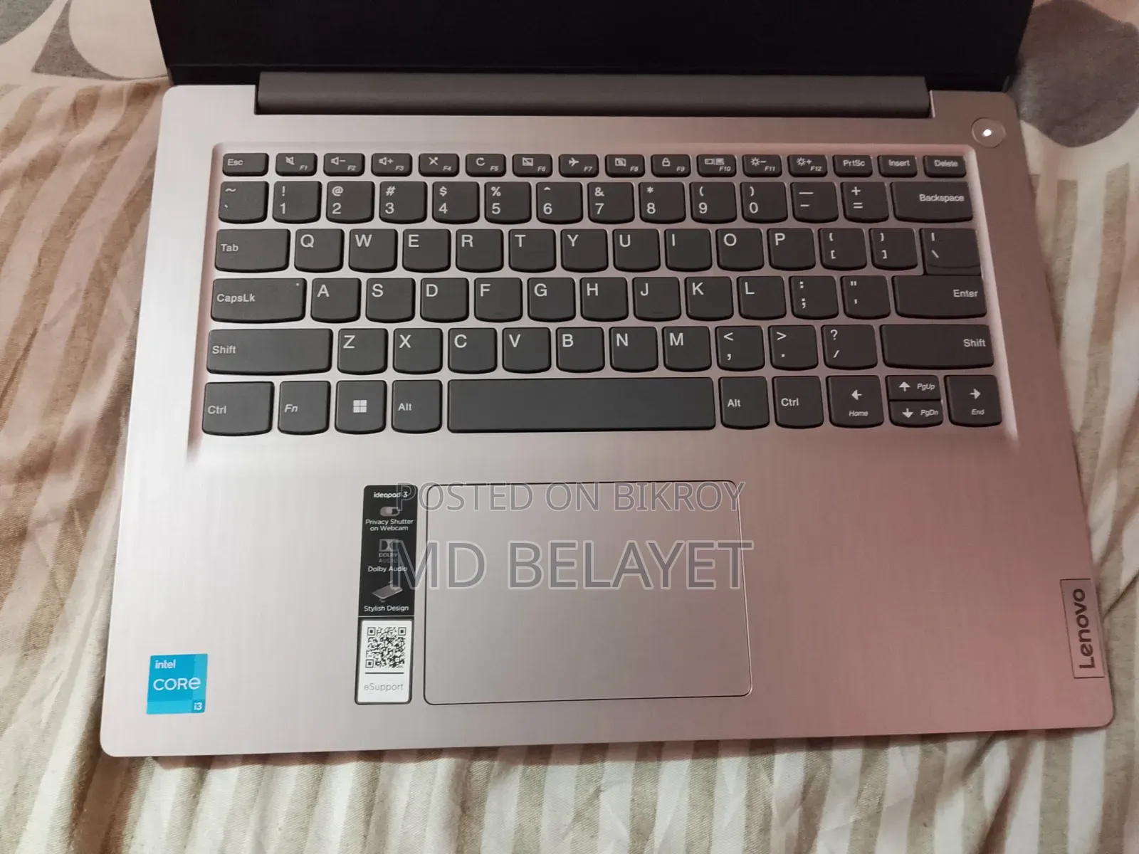 Laptop Lenovo Ideapad 3 4GB Intel Core I3 HDD+SSD 128GB
