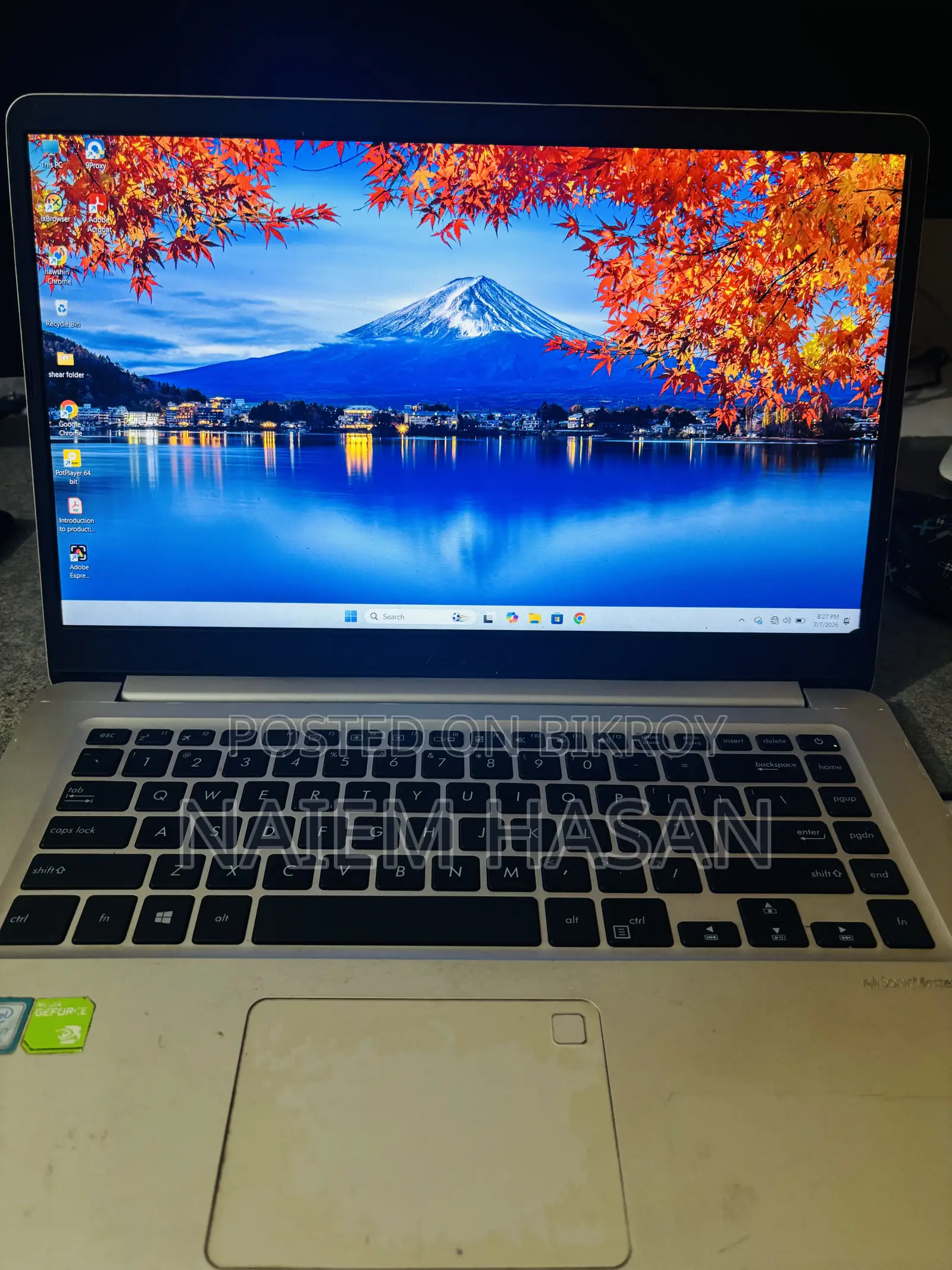 Laptop Asus VivoBook S15 S530UN 8GB Intel Core I7 HDD+SSD 1T