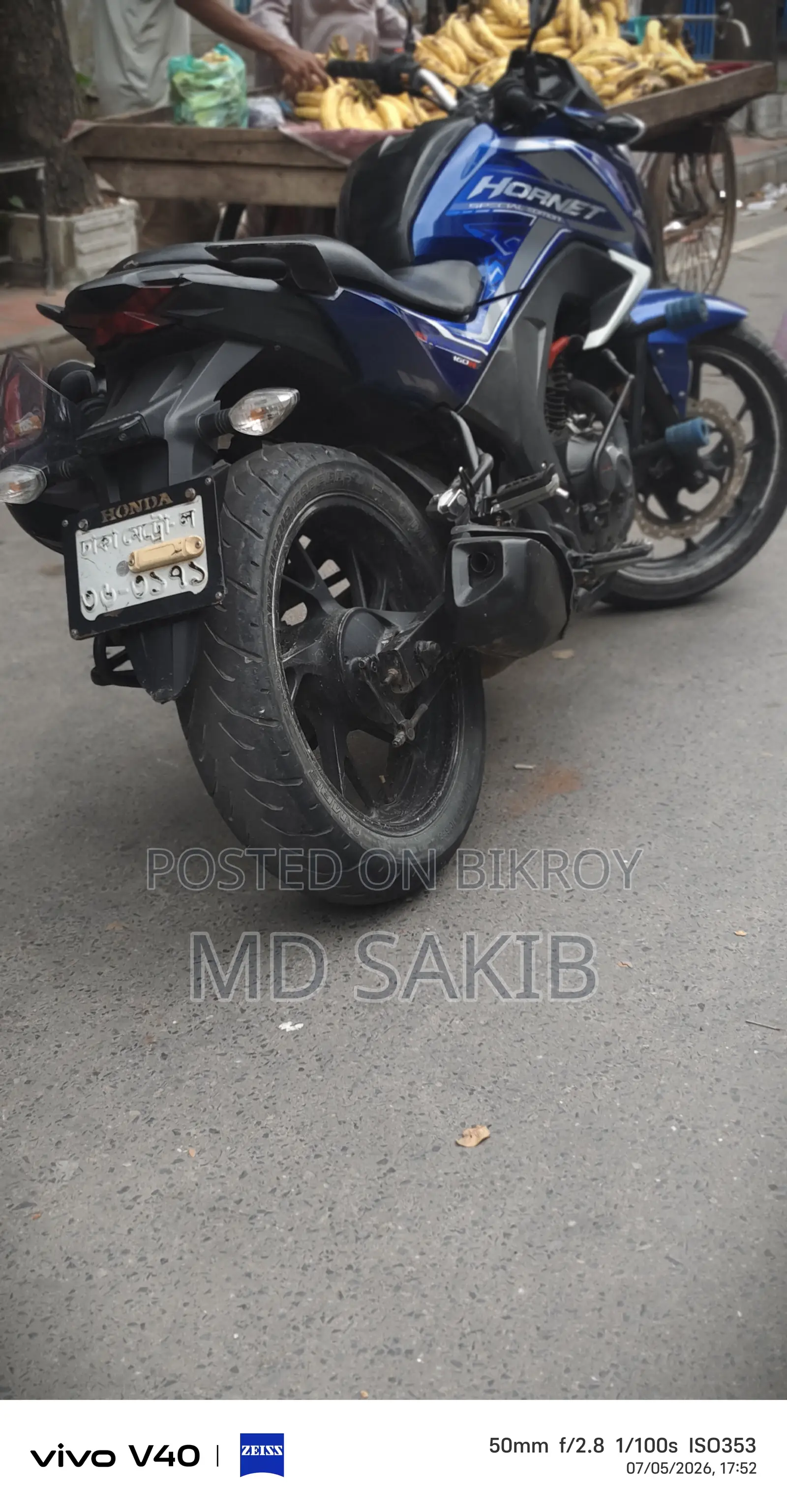 Honda Hornet 2018 Blue