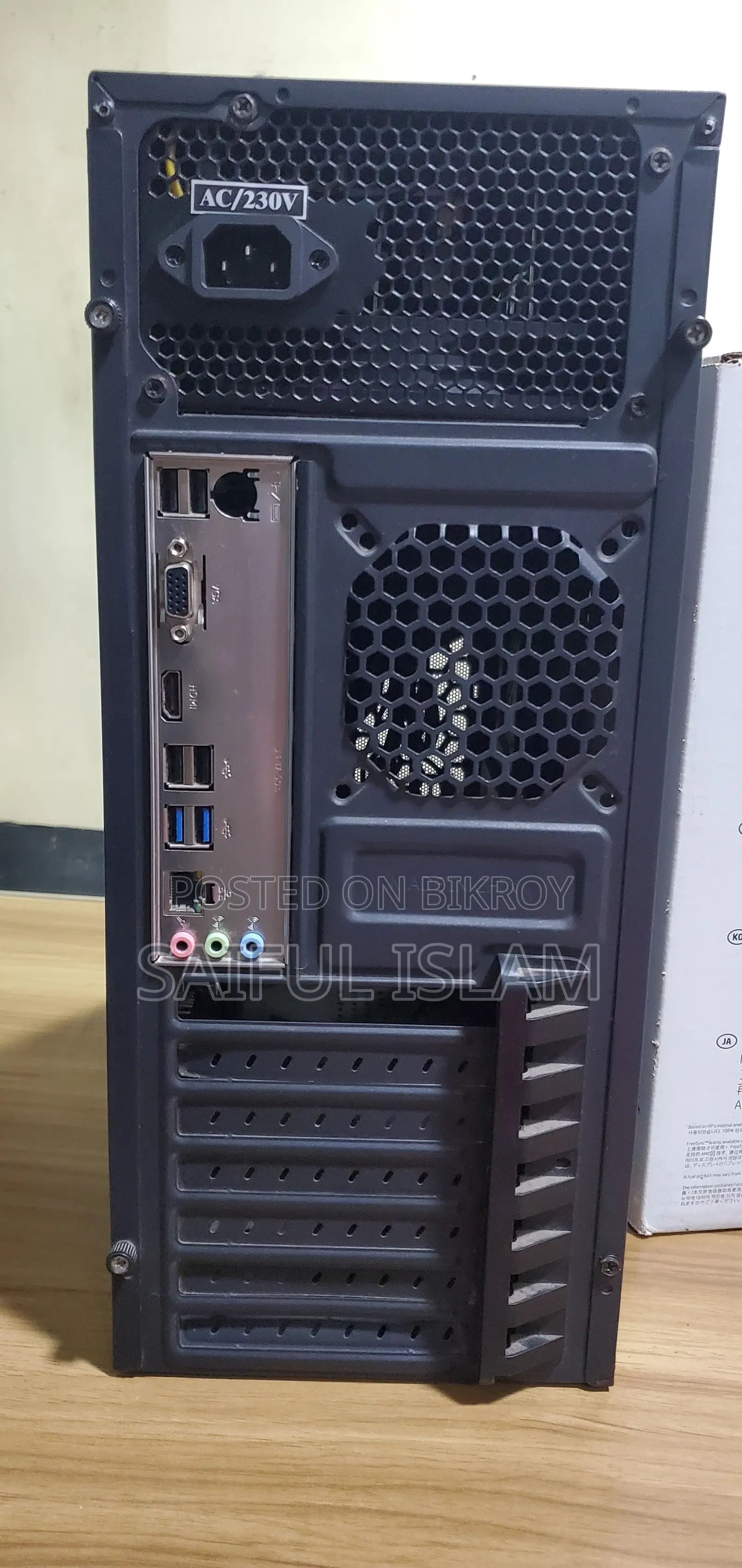 Desktop Computer 8GB Intel Core I3 SSD 128GB
