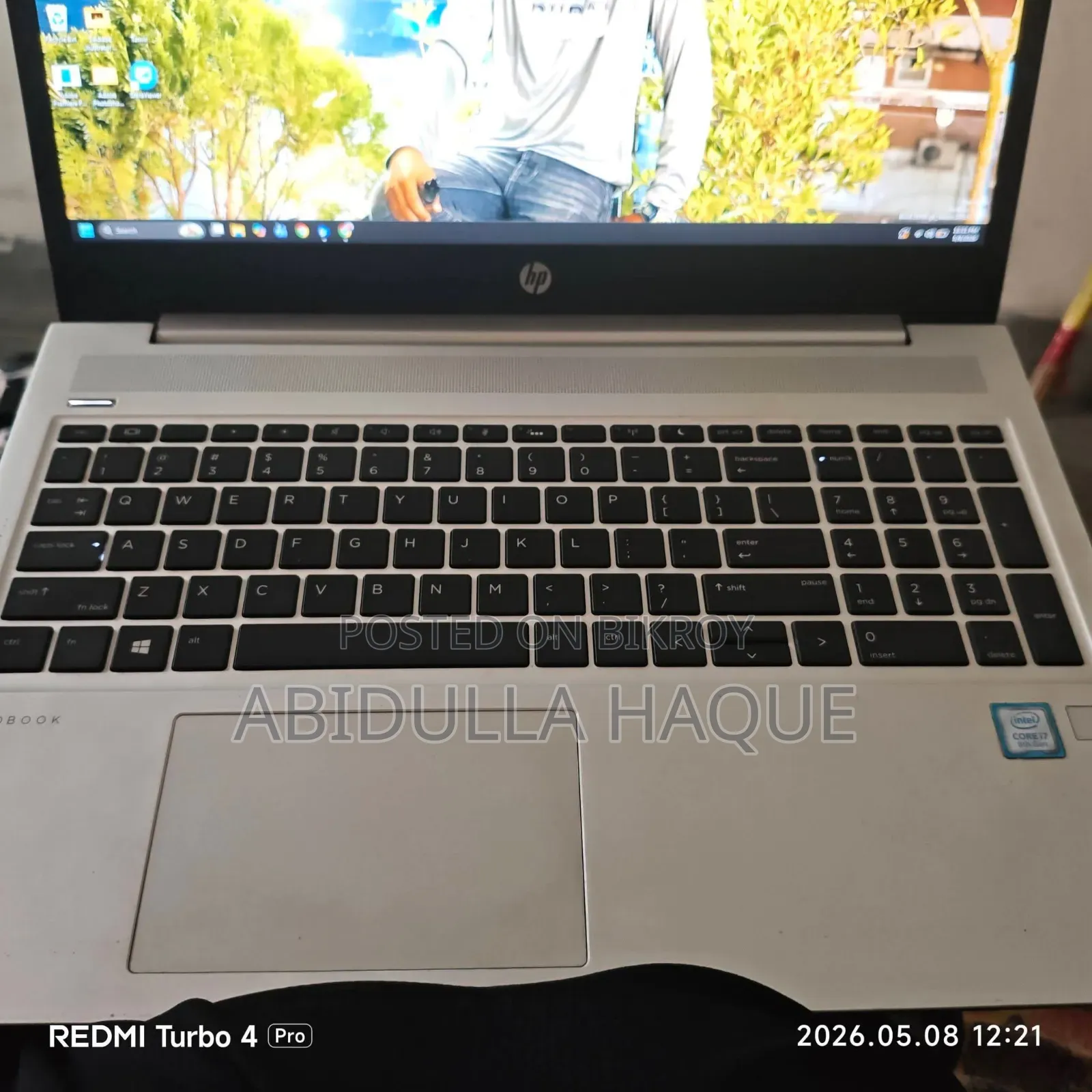 Laptop HP ProBook 450 G6 8GB Intel Core I7 SSD 256GB