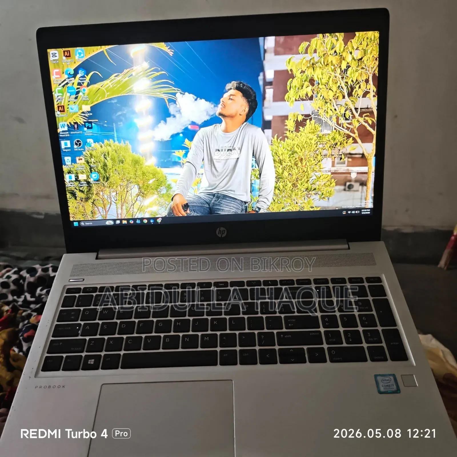 Laptop HP ProBook 450 G6 8GB Intel Core I7 SSD 256GB