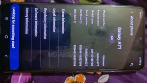 Samsung Galaxy A71 128 GB White