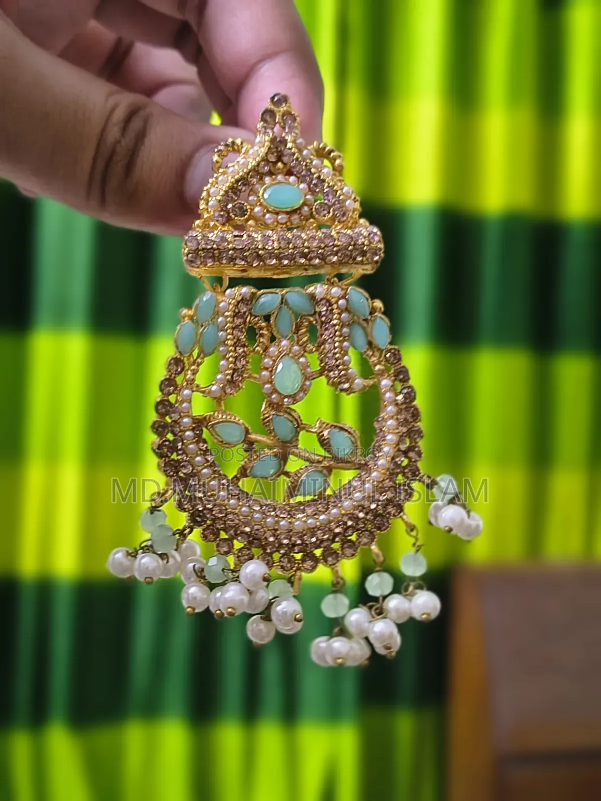 ইমিটেশন কানের দুল আর টিকলি। Imitation Earing and Tikli.