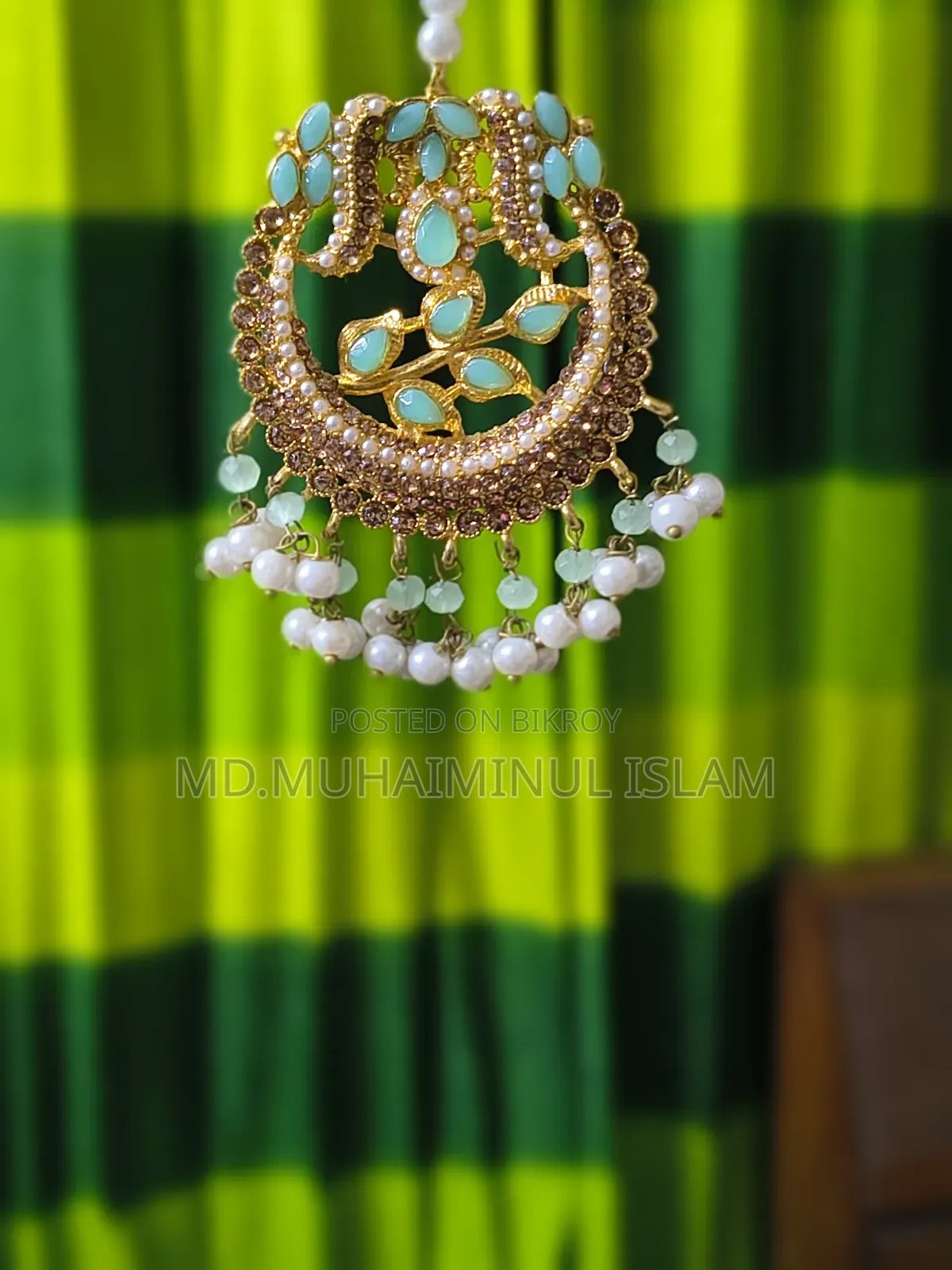 ইমিটেশন কানের দুল আর টিকলি। Imitation Earing and Tikli.