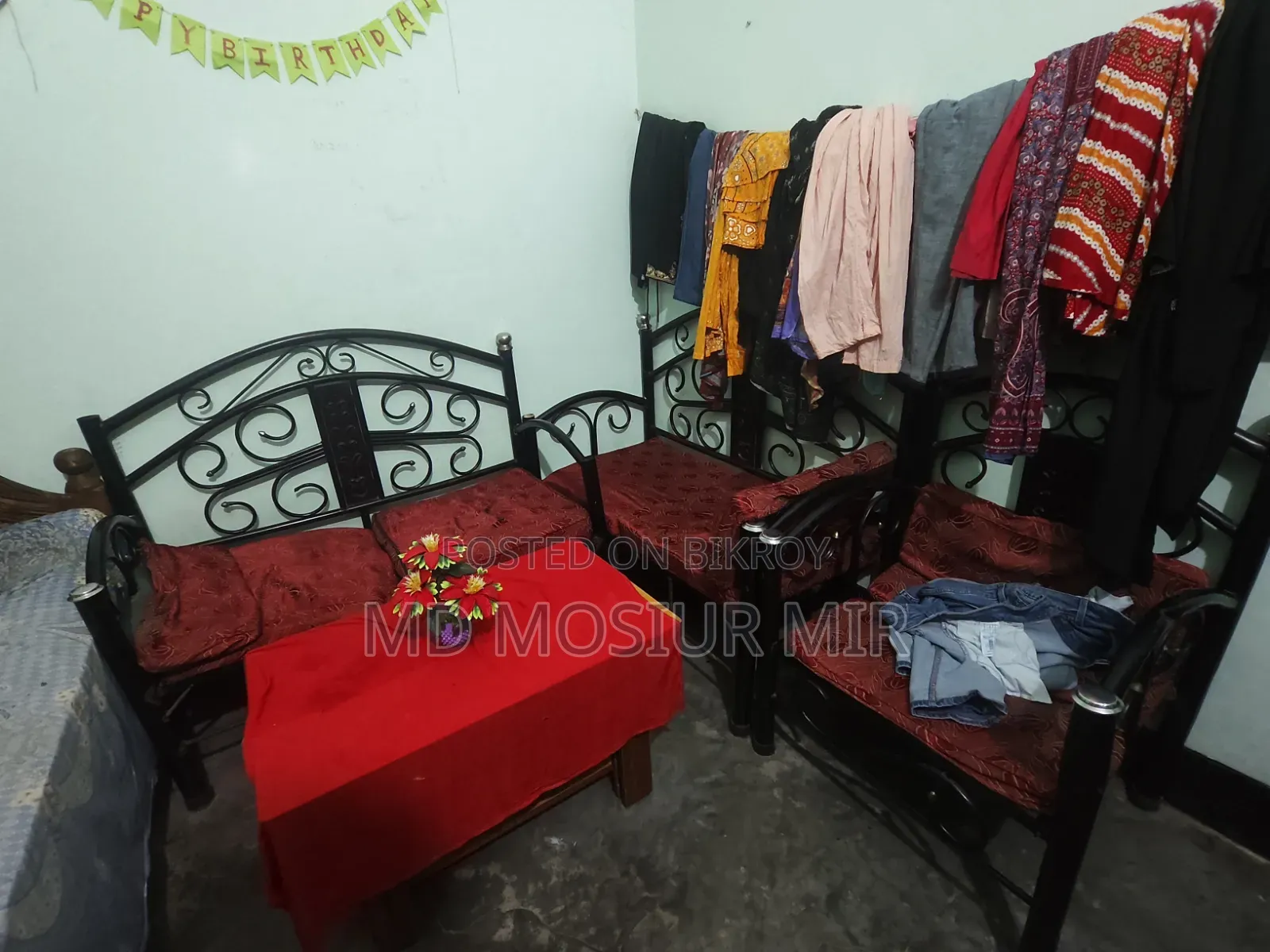 সোফা বিক্রয় হবে লোহার সোফা