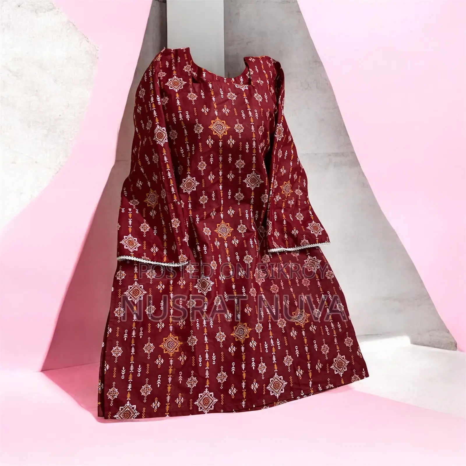 Pure Cotton Fabric Fita Kurti