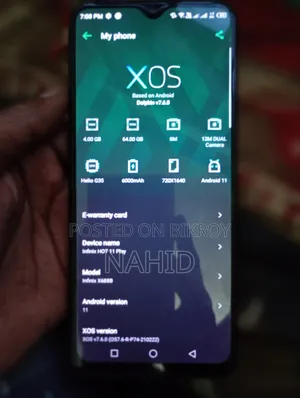 Infinix Hot 11 Play 64 GB Black