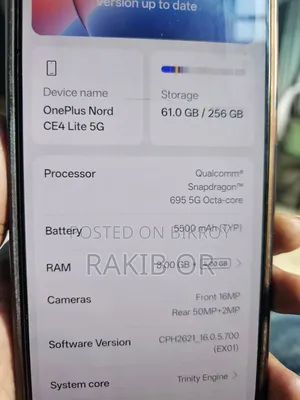 OnePlus Nord CE 5G 256 GB Blue