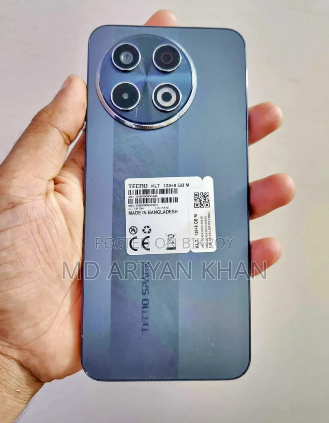 Tecno Spark 30 128 GB Black