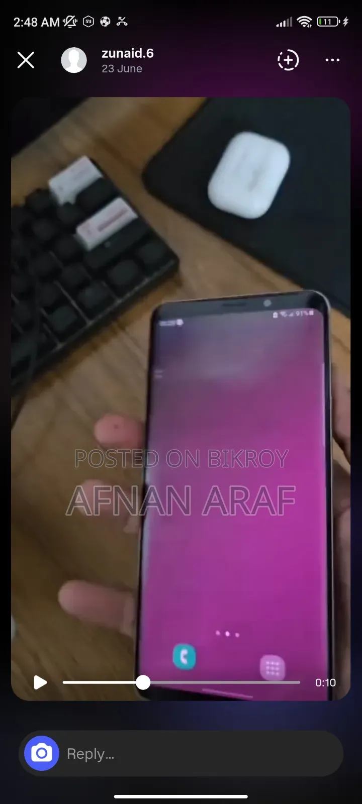 Samsung Galaxy S9 64 GB Purple