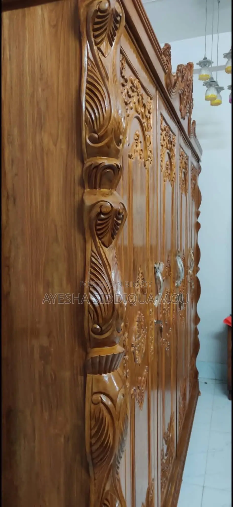 Full Chittagong Teak Wood Almirah