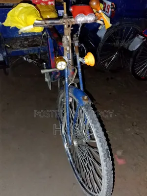 A battery-operated rickshaw