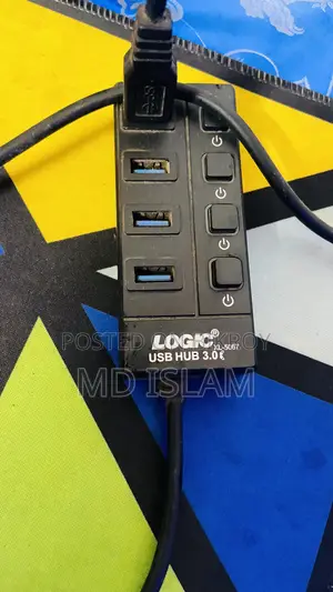 Logic Xl-5067 Usb Hub 3.0 (4 Ports With Switch)