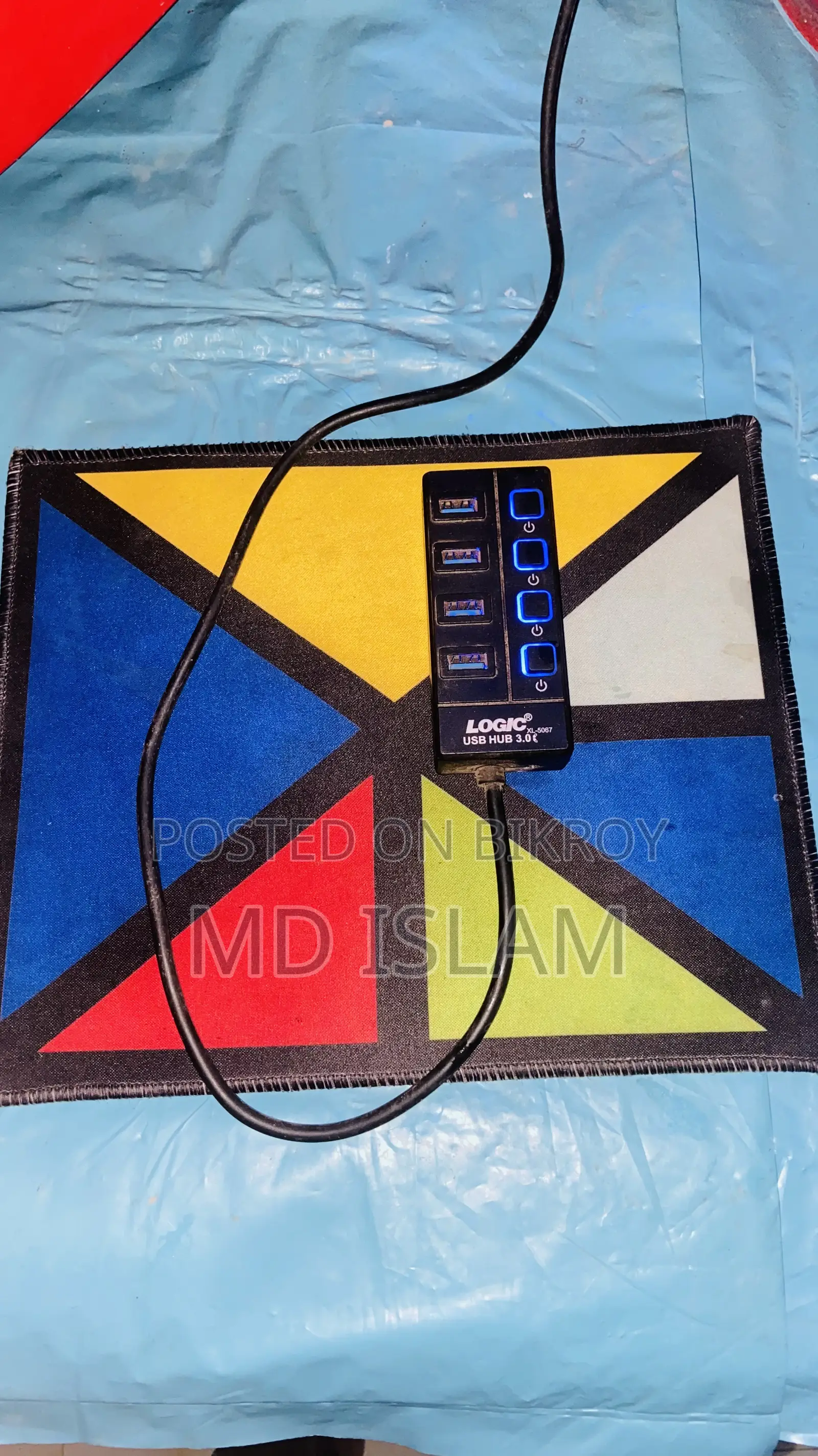 Logic Xl-5067 Usb Hub 3.0 (4 Ports With Switch)