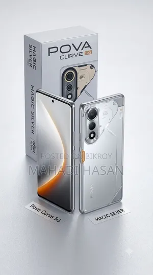 Tecno Pova Curve 256 GB Silver