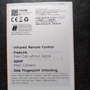 Tecno Spark 40 256 GB Gray