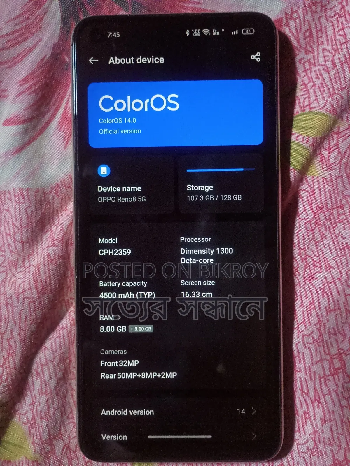 Oppo Reno 128 GB