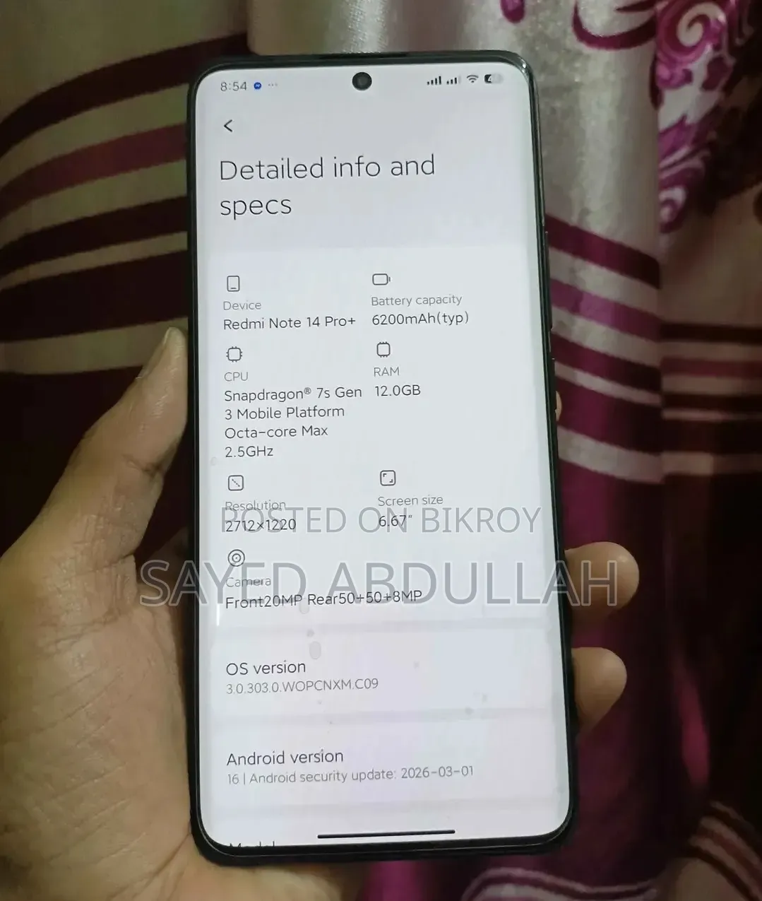 Xiaomi Redmi Note 14 Pro+ 256 GB Black