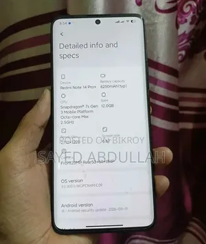 Xiaomi Redmi Note 14 Pro+ 256 GB Black