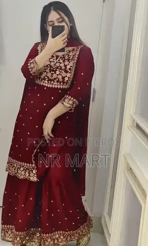 এসি কটন গারারা থ্রি পিস