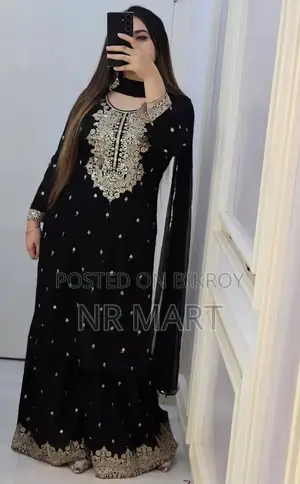 এসি কটন গারারা থ্রি পিস