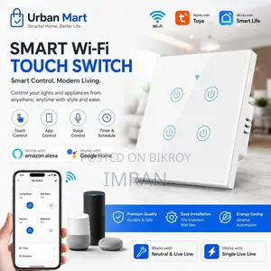 Smart Wifi Touch Switch (4 Gang)