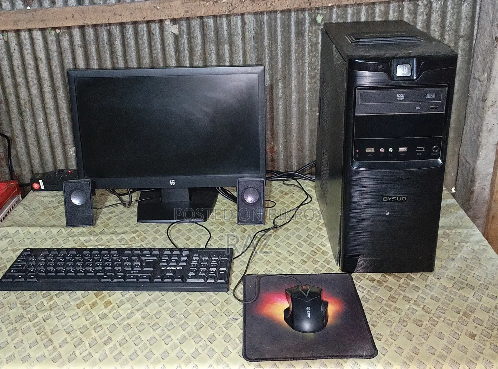 Desktop Computer HP 8GB Intel SSD 500GB