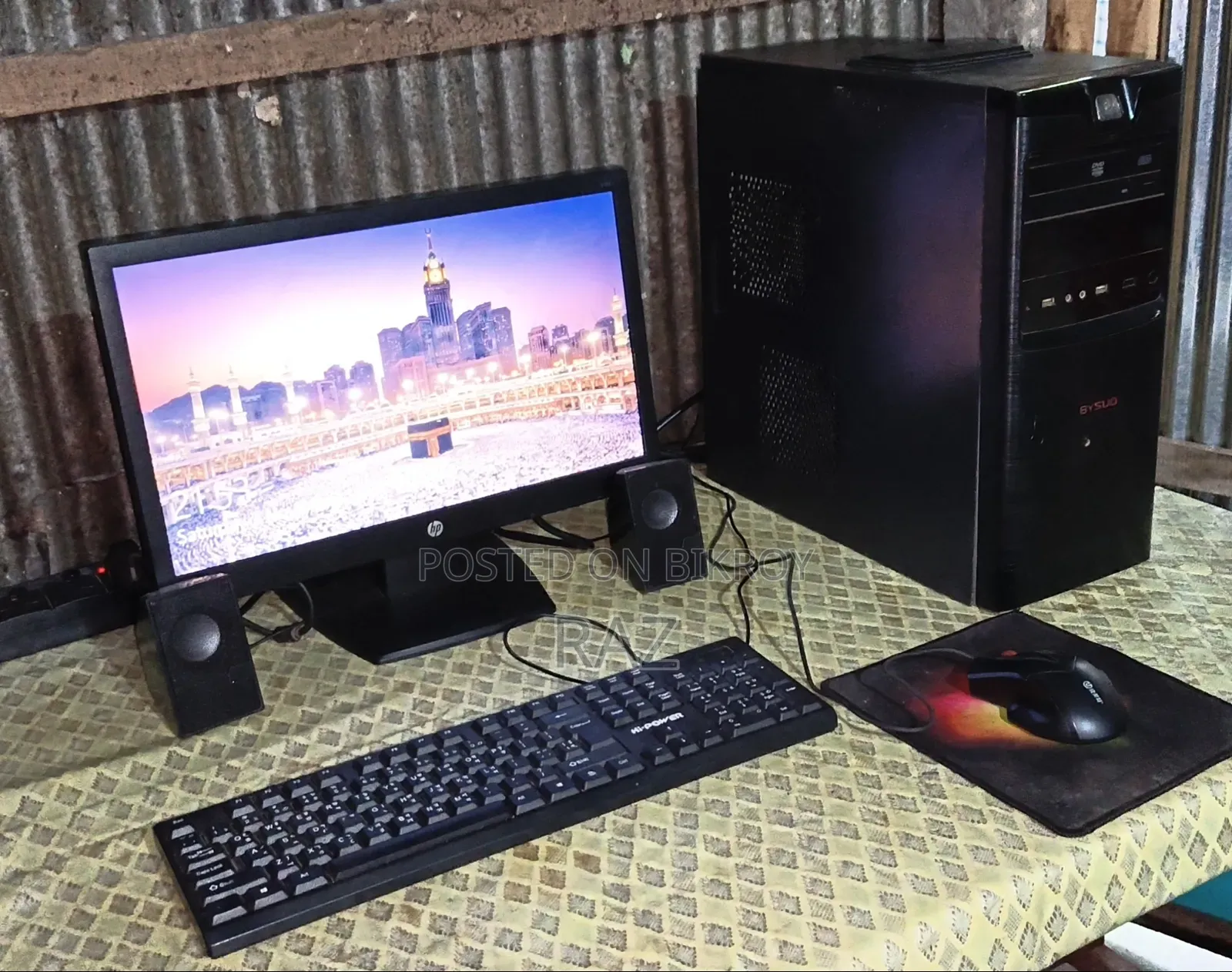 Desktop Computer HP 8GB Intel SSD 500GB