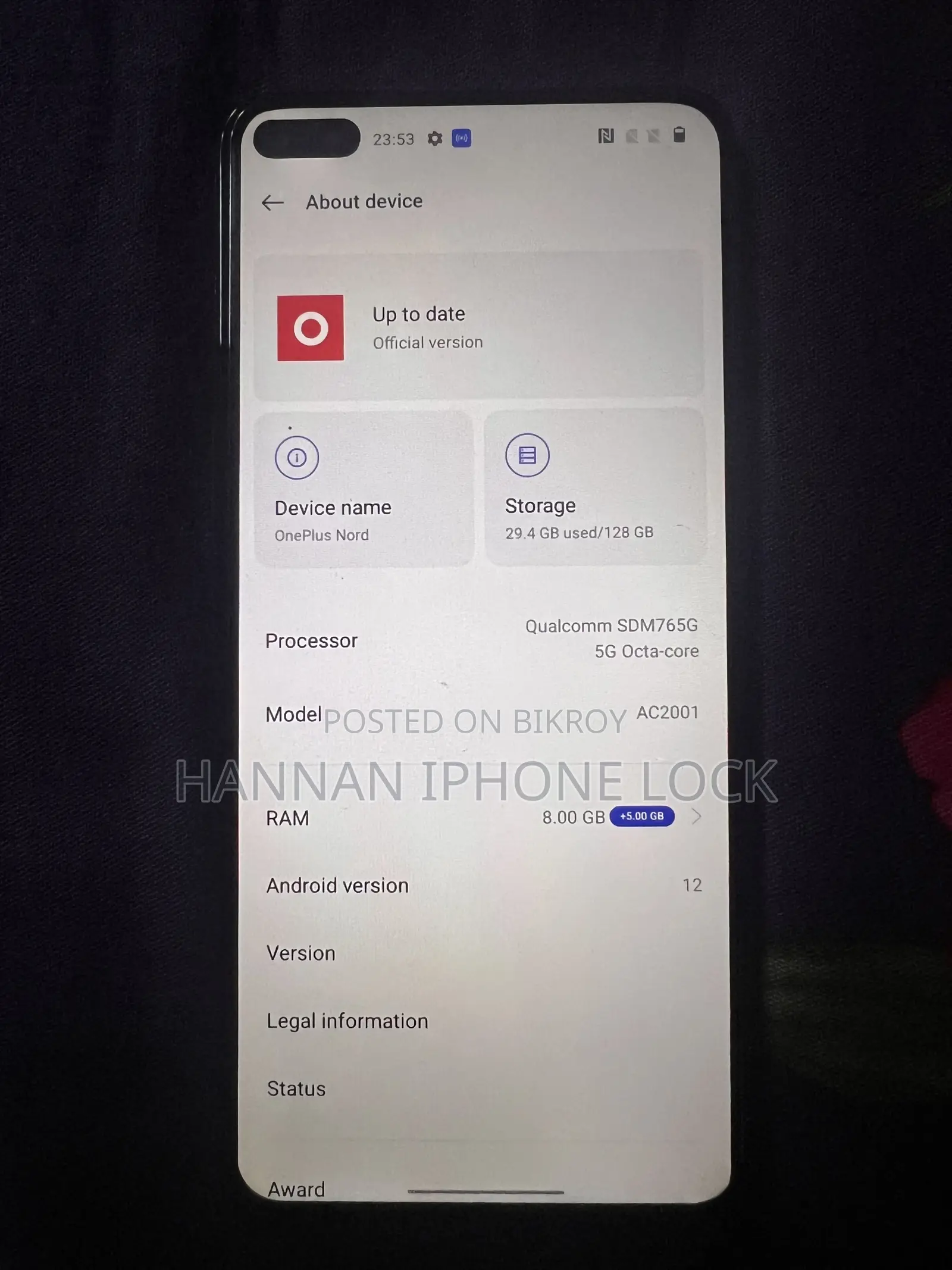 OnePlus Nord 128 GB