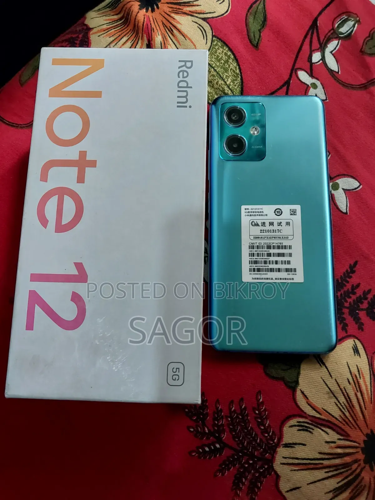 Xiaomi Redmi Note 12 5G 128 GB Blue