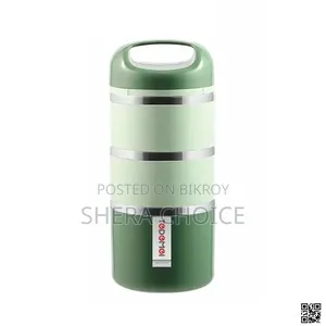 Tedemei 4-Layer Stainless Steel Leak-Proof Handle Lunch Box