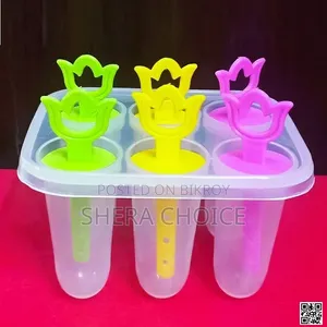 Ice Cream Mold Ice Cream Lolly Mold for Home Use - 6 PCS