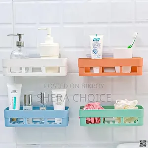 Kitchen Bathroom Storage Shelf - 3 Pieces, Wall Hanging Bathroom Shelf