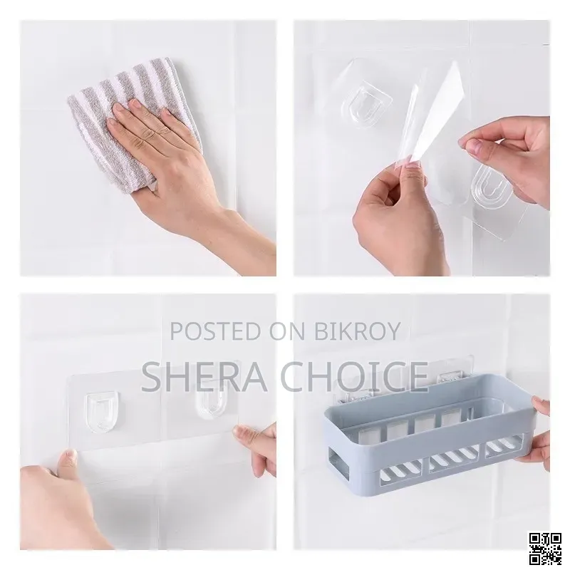 Kitchen Bathroom Storage Shelf - 3 Pieces, Wall Hanging Bathroom Shelf
