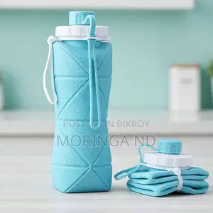 Silicone Foldable Water Bottle – 600 Ml