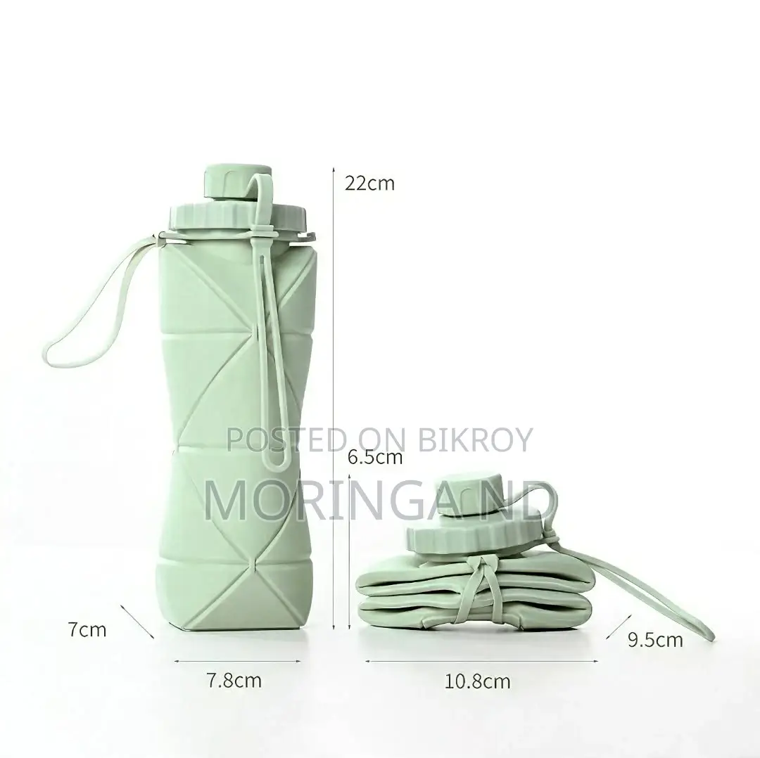 Silicone Foldable Water Bottle – 600 Ml