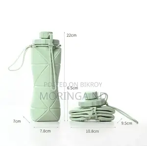 Silicone Foldable Water Bottle – 600 Ml