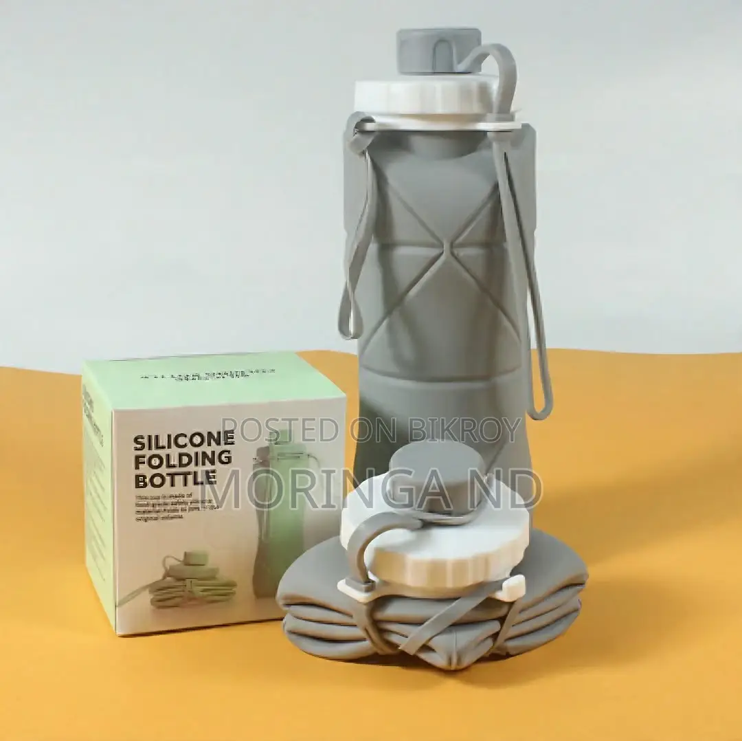Silicone Foldable Water Bottle – 600 Ml