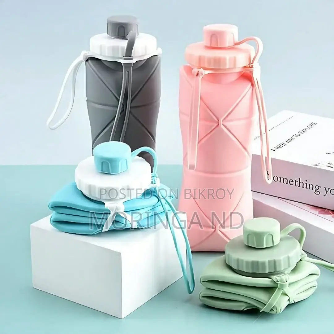 Silicone Foldable Water Bottle – 600 Ml