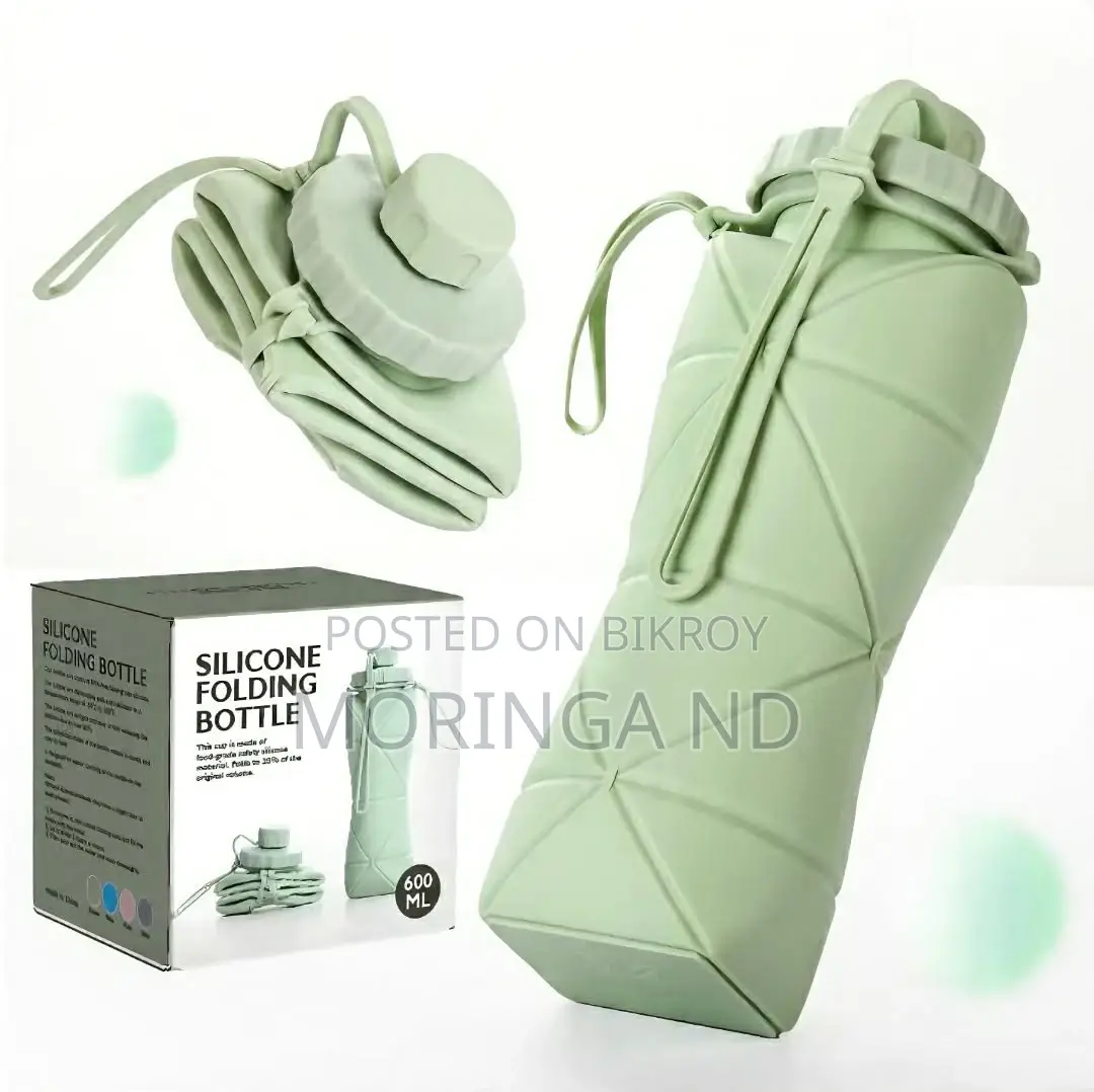 Silicone Foldable Water Bottle – 600 Ml